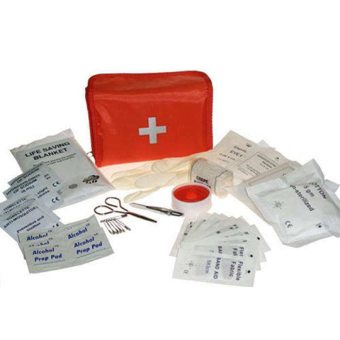 First Aid Kit With Nylon Zipped Bag