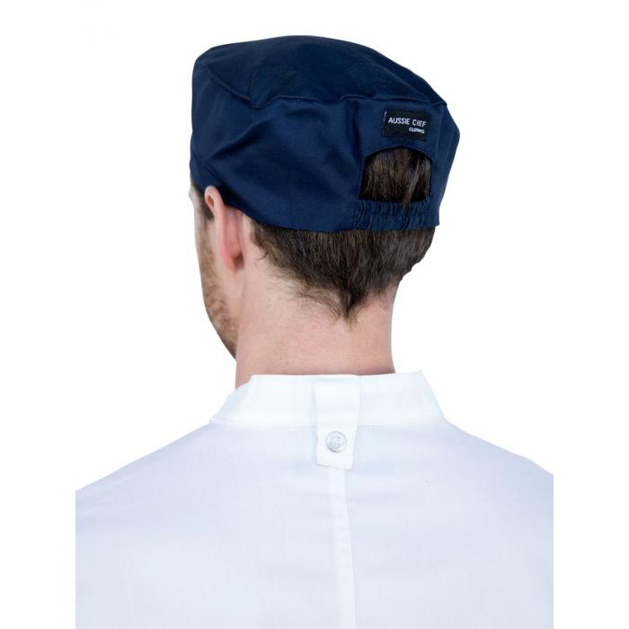 Aussie Chef Box Hat Navy