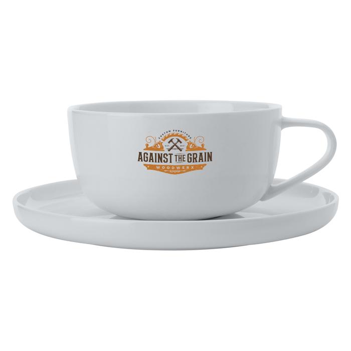 Cashmere High Rim Cup & Saucer 300ml