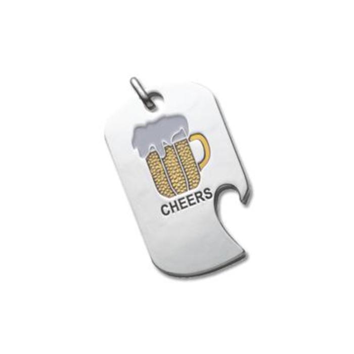 Metal Dog Tag Keyrings