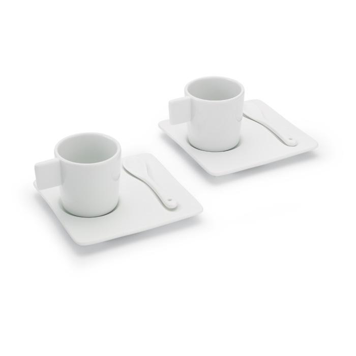 Ceramic Espresso Set. 2 Pcs