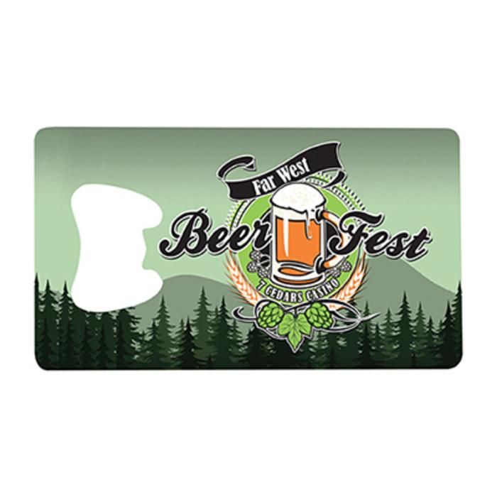 Stainless Steel Credit Card Bottle Opener V2.0