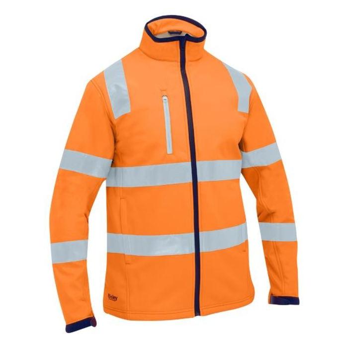 Taped Hi Vis Soft Shell Jacket