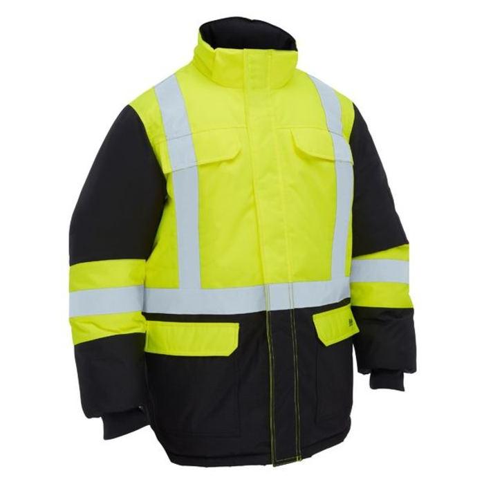 H Taped Hi Vis Freezer Hooded Jacket