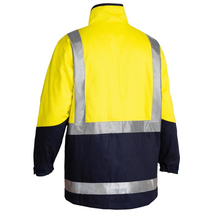 Taped Hi Vis 3 in 1 Drill Jacket - Yellow/Navy