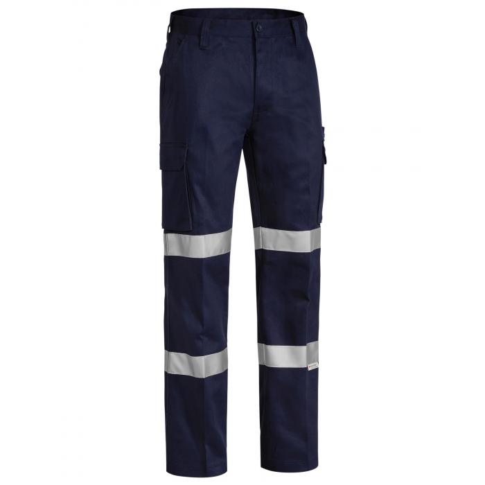 Taped Biomotion Drill Cargo Work Pants - Navy