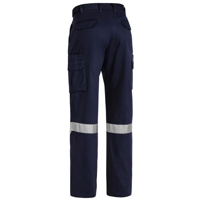 Taped 8 Pocket Cargo Pants - Navy