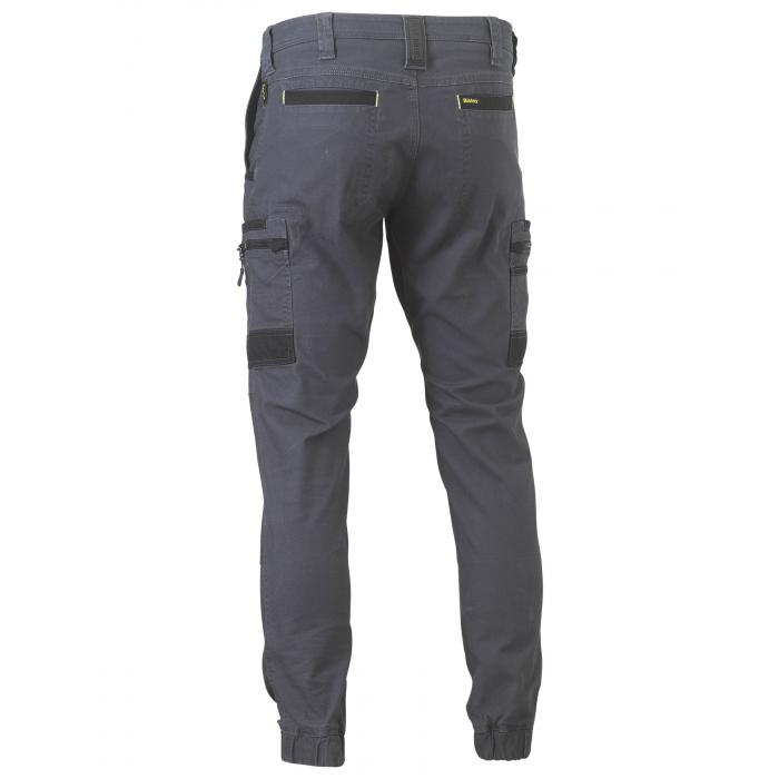 Flx and Move Stretch Cargo Cuffed Pants - Charcoal