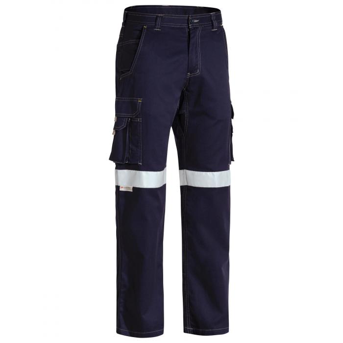 Taped Cool Vented Lightweight Cargo Pants - Navy