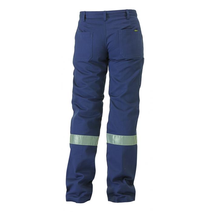 3M Taped Drill Work Pant - Women'S Flat Front