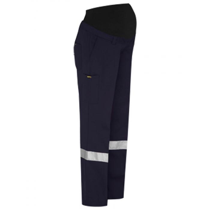 Women's Taped Maternity Drill Work Pants - Navy