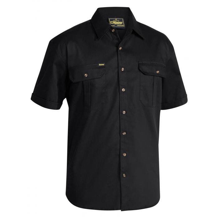 Original Cotton Drill Shirt - Black