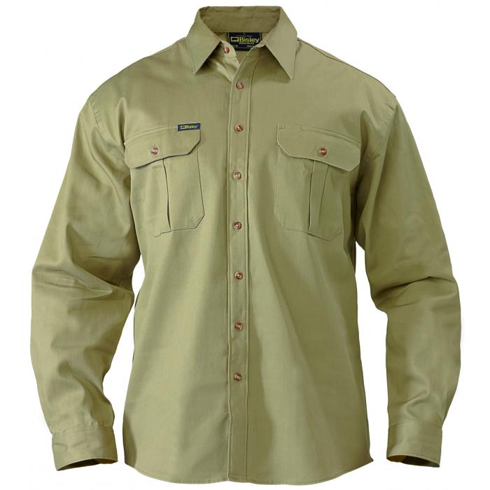 Original Cotton Drill Shirt - Long Sleeve