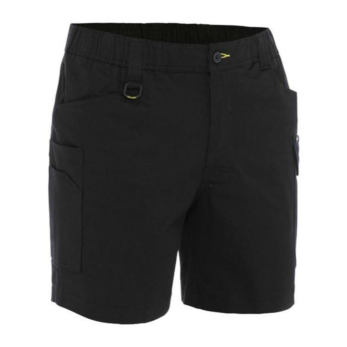 Stretch Cotton Elastic Waist Cargo Short