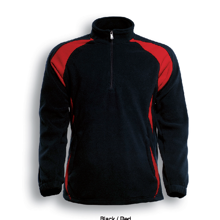 Unisex Adults 1/2 Zip Sports Pull Over Fleece