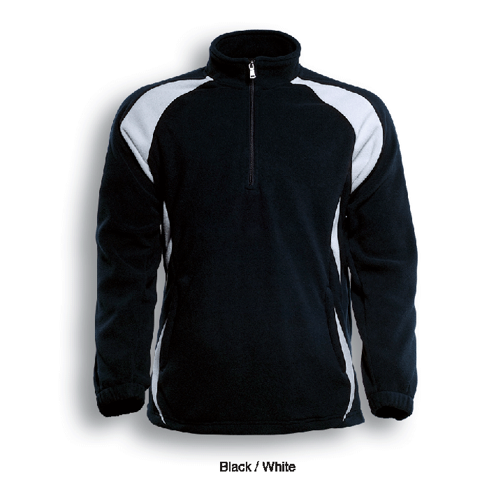 Unisex Adults 1/2 Zip Sports Pull Over Fleece