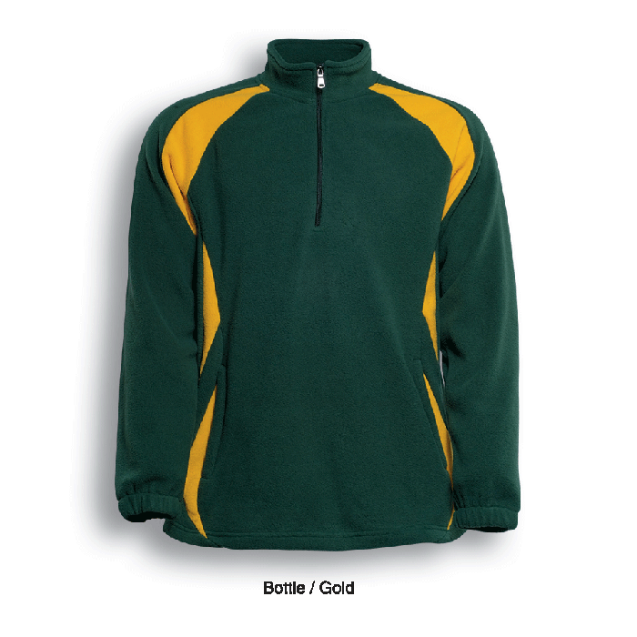 Unisex Adults 1/2 Zip Sports Pull Over Fleece