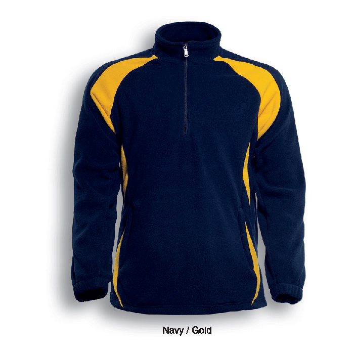 Unisex Adults 1/2 Zip Sports Pull Over Fleece