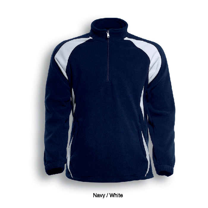 Unisex Adults 1/2 Zip Sports Pull Over Fleece