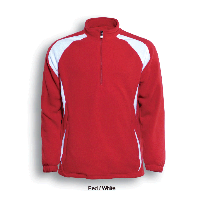 Unisex Adults 1/2 Zip Sports Pull Over Fleece