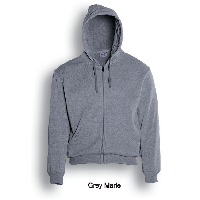 Unisex Adults Zip Through Fleece Hoodie