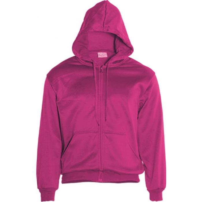 Unisex Adults Zip Through Fleece Hoodie