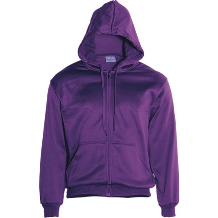 Unisex Adults Zip Through Fleece Hoodie