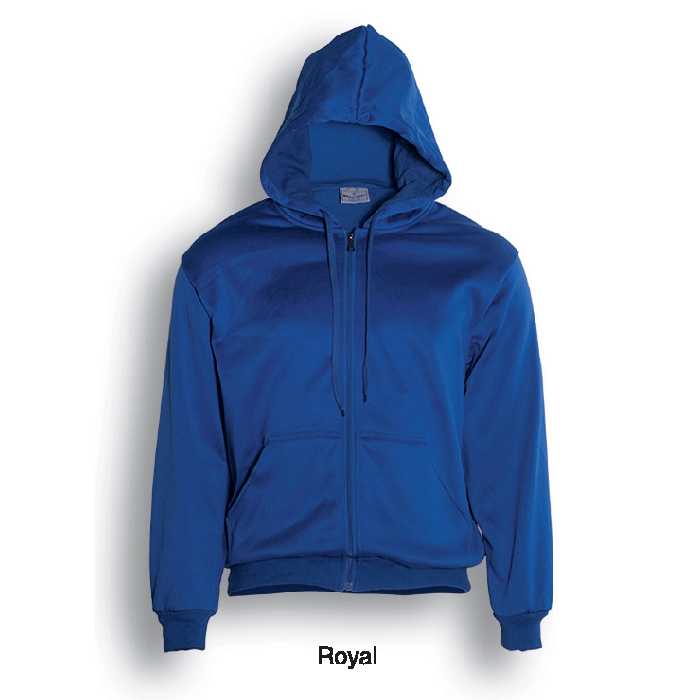 Unisex Adults Zip Through Fleece Hoodie