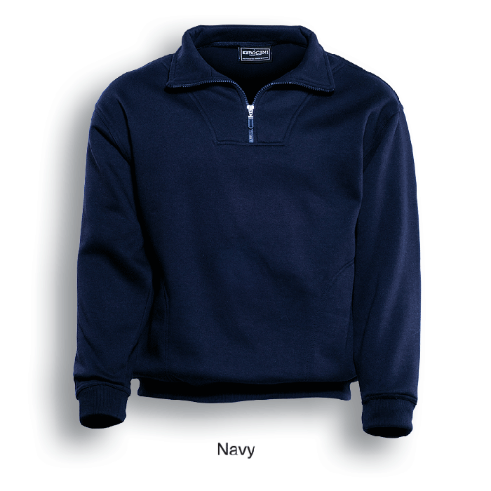 Unisex Adults 1/2 Zip Fleece With Pocket