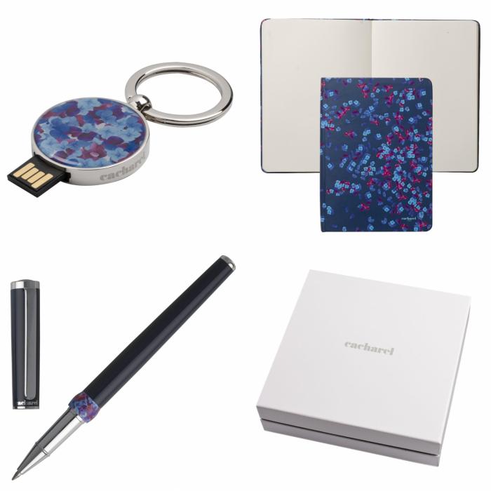 Set Cacharel (rollerball Pen, Note Pad A6 & Usb Stick)