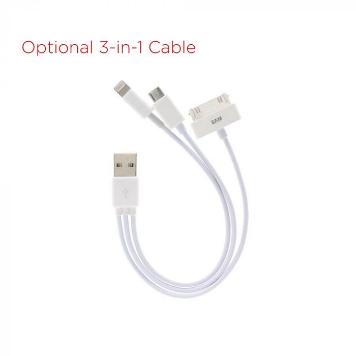 The Range 3-in-1 Cable for Power Banks