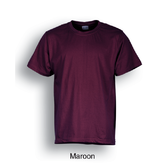 Unisex Adults Plain Cotton Tee Shirt