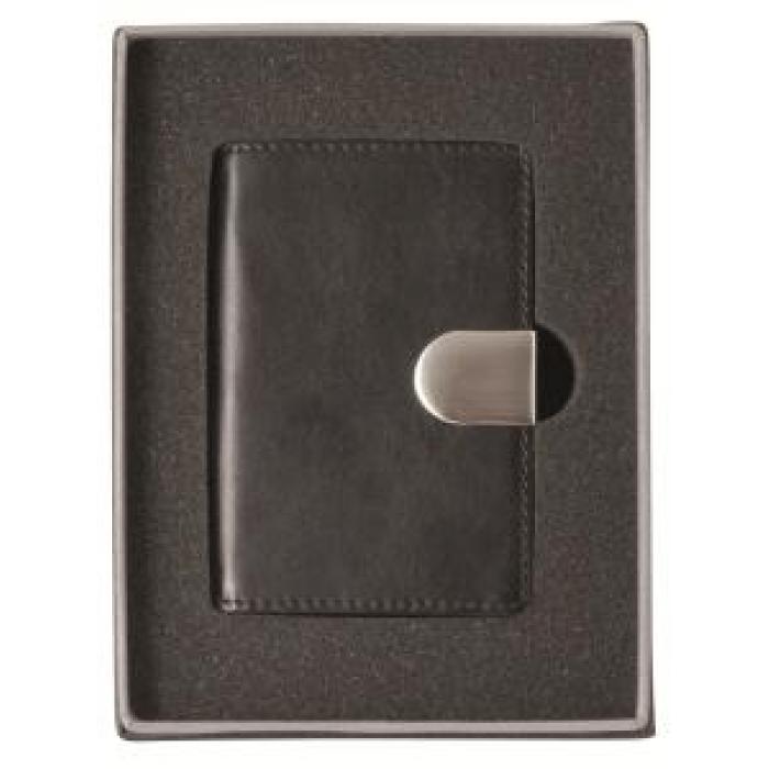 Executive Card Case - Black Leather Look