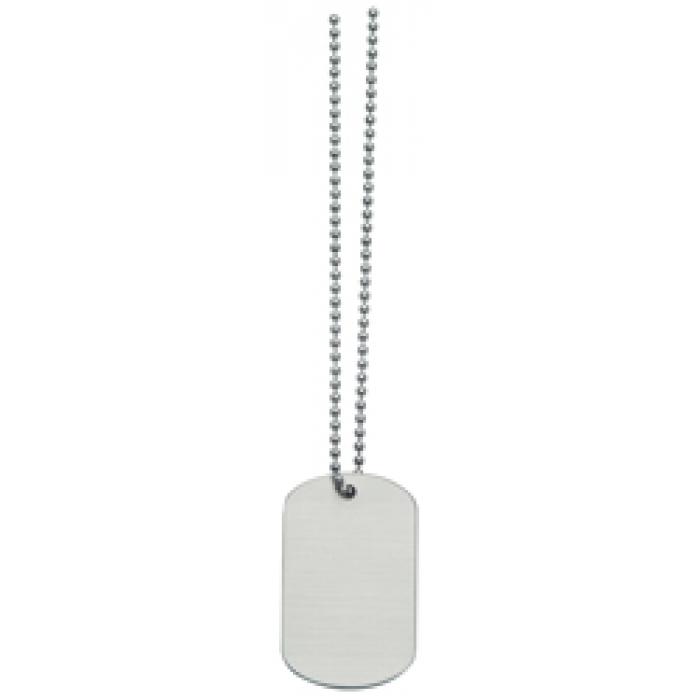 Engraved Stainless Steel Dog Tag