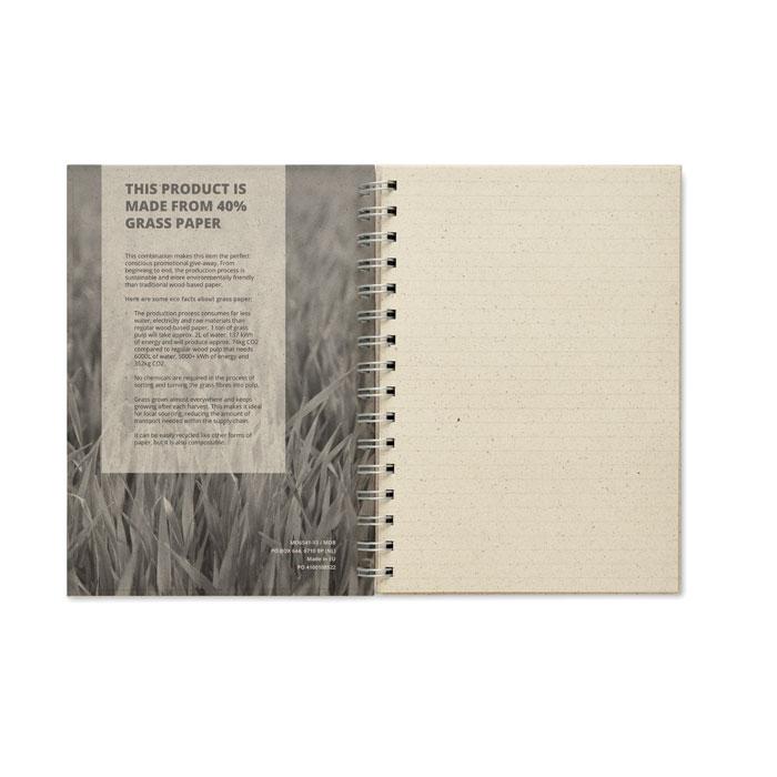 A5 Grass Notebook