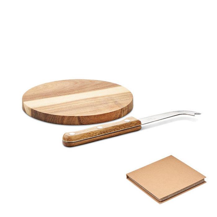 Ostur Small Acacia Cheese Board Set