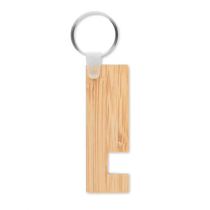Keyring with phone stand