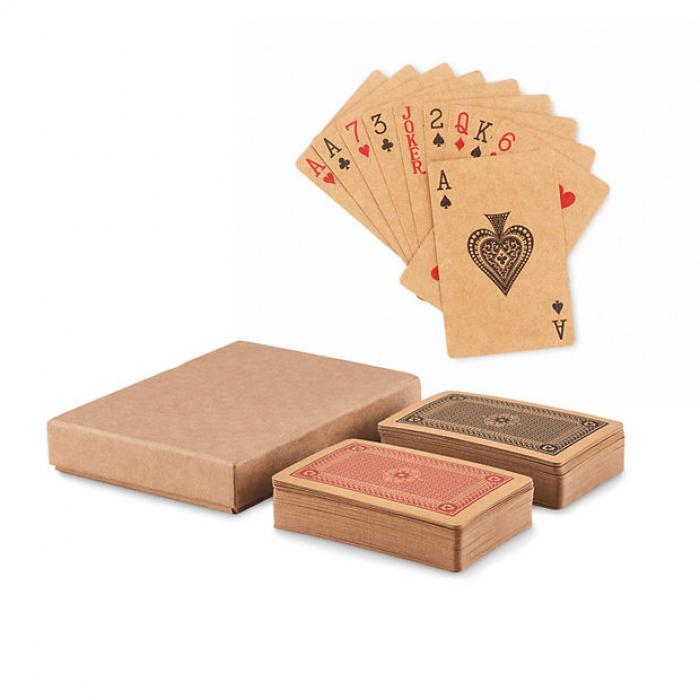 2 Decks of Recycled Paper Playing Cards