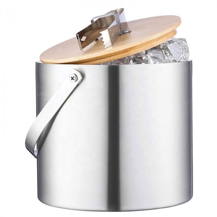 Double Wall Stainless Steel Ice Bucket