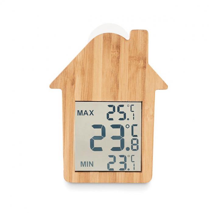House-shaped weather station
