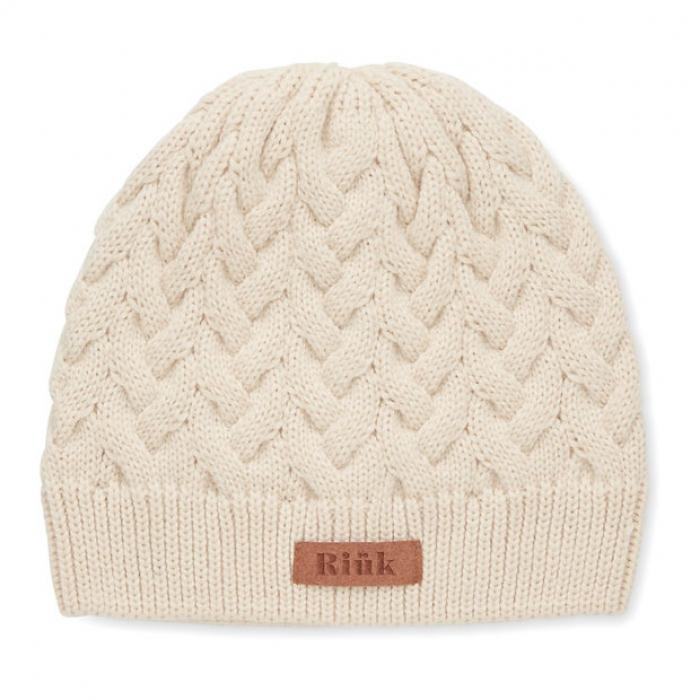 Cable Knit RPET Beanie