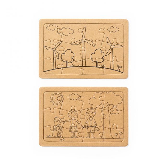 Recycled Cardboard Puzzle Set