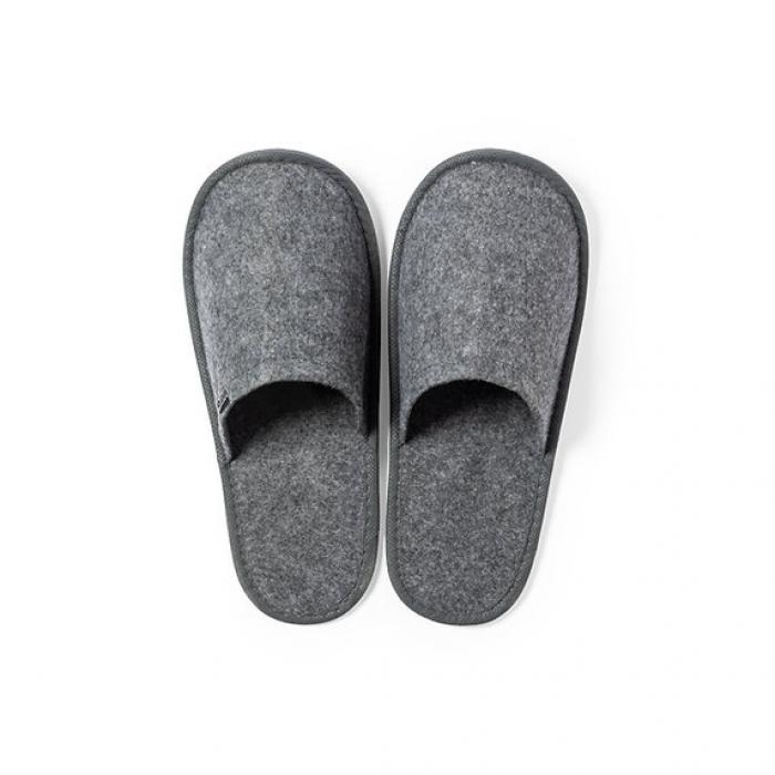 Pair of unisex slippers. Made in Felt RPET
