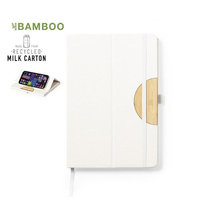Convertible Notebook made from Milk Cartons