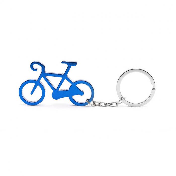 Keychain bicycle shaped