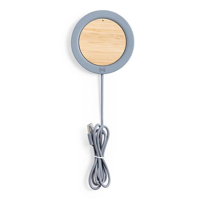 Limestone Cement/ Bamboo Wireless Charger