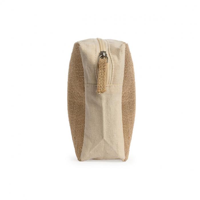 Arona Toilet Bag in Cotton and Jute