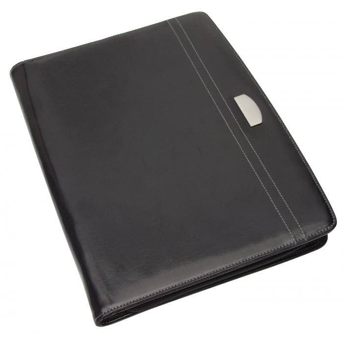 Leather Foolscap A4 Pad