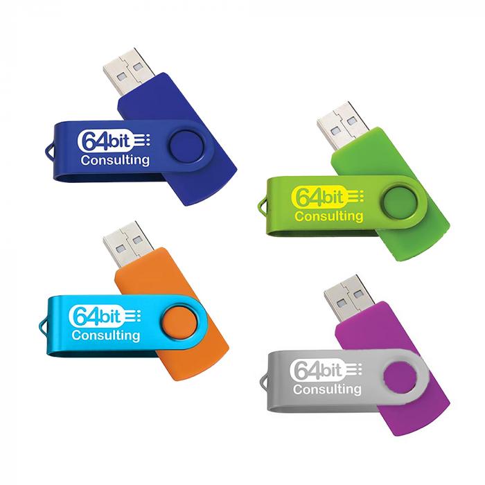 Mix and Match Folding USB 2.0 Flash Drive