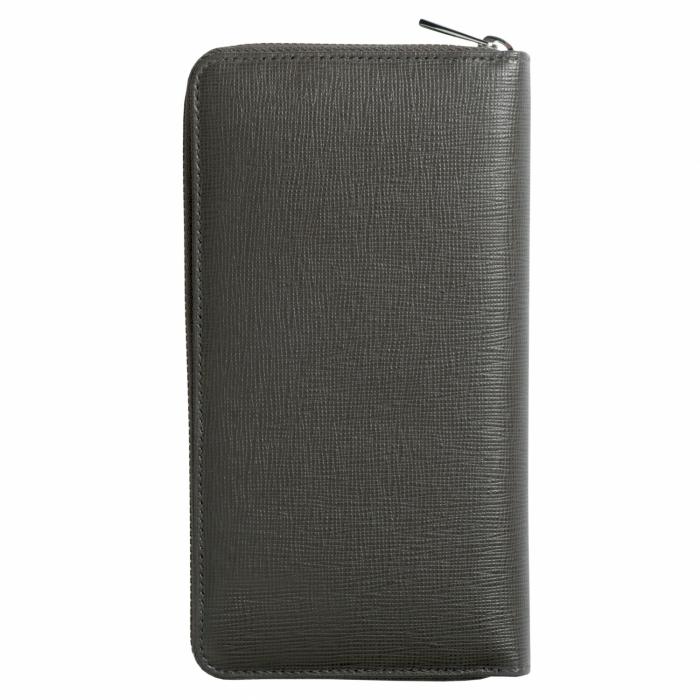 Long Zipped Folder Tradition Grey